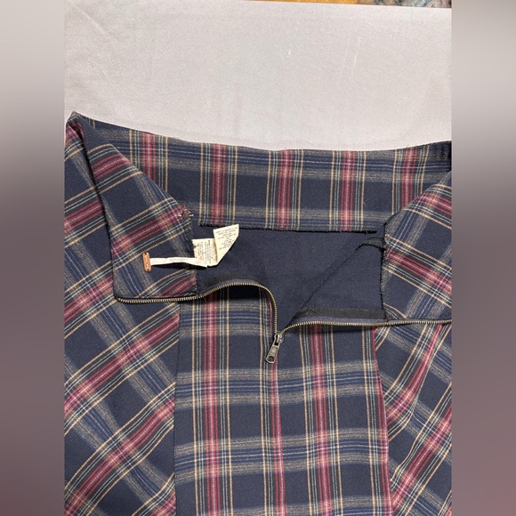 Free People Plaid Wellington Midi Pencil Skirt Size 12 - Picture 5 of 7